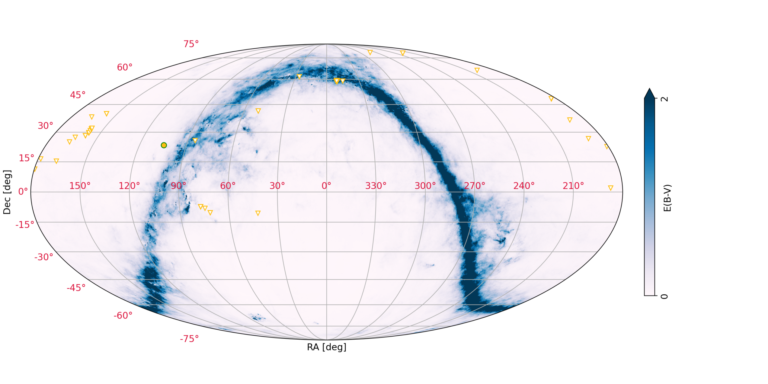 SVOM SkyMap Equatorial