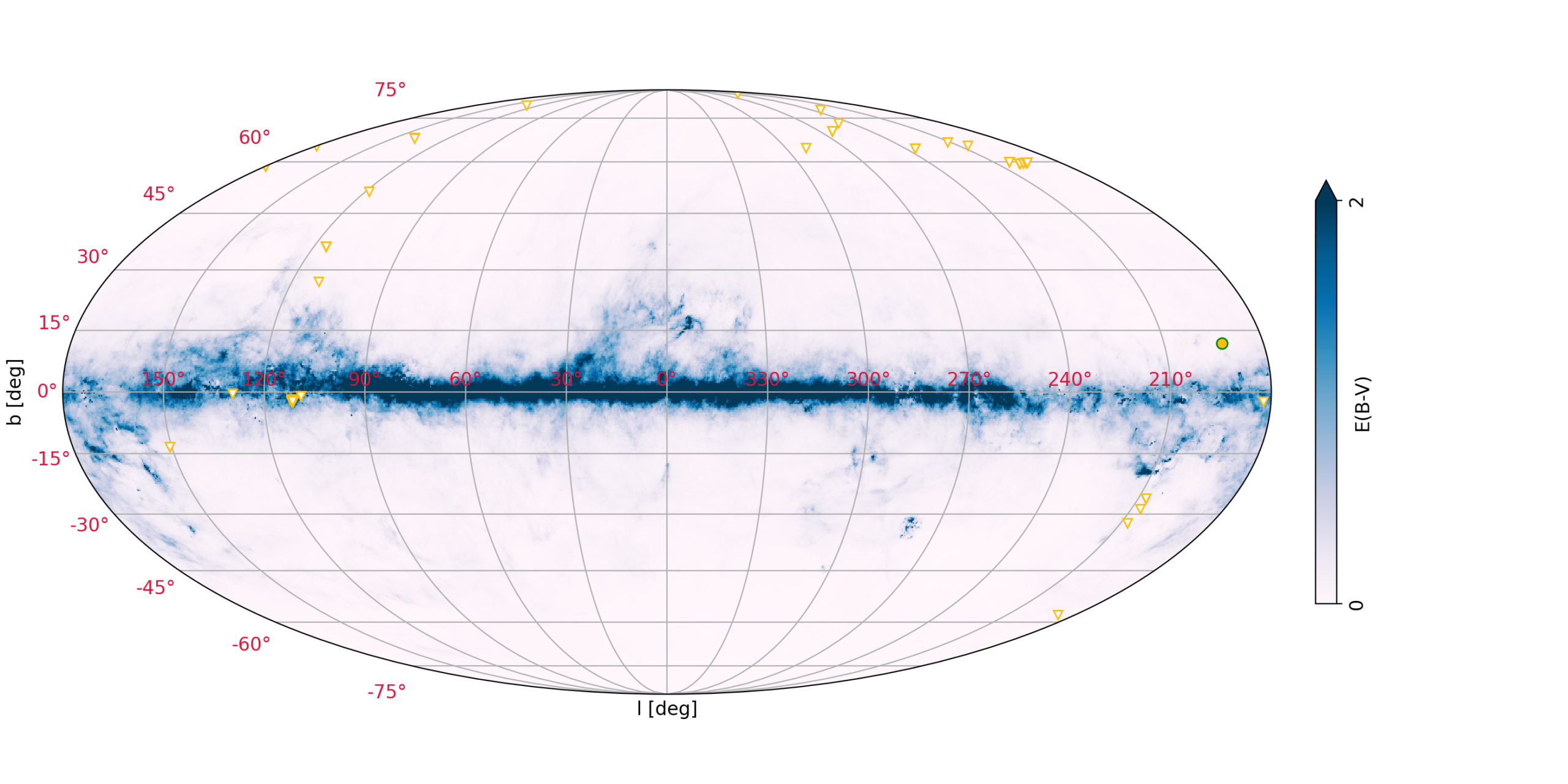 SVOM SkyMap Galactic
