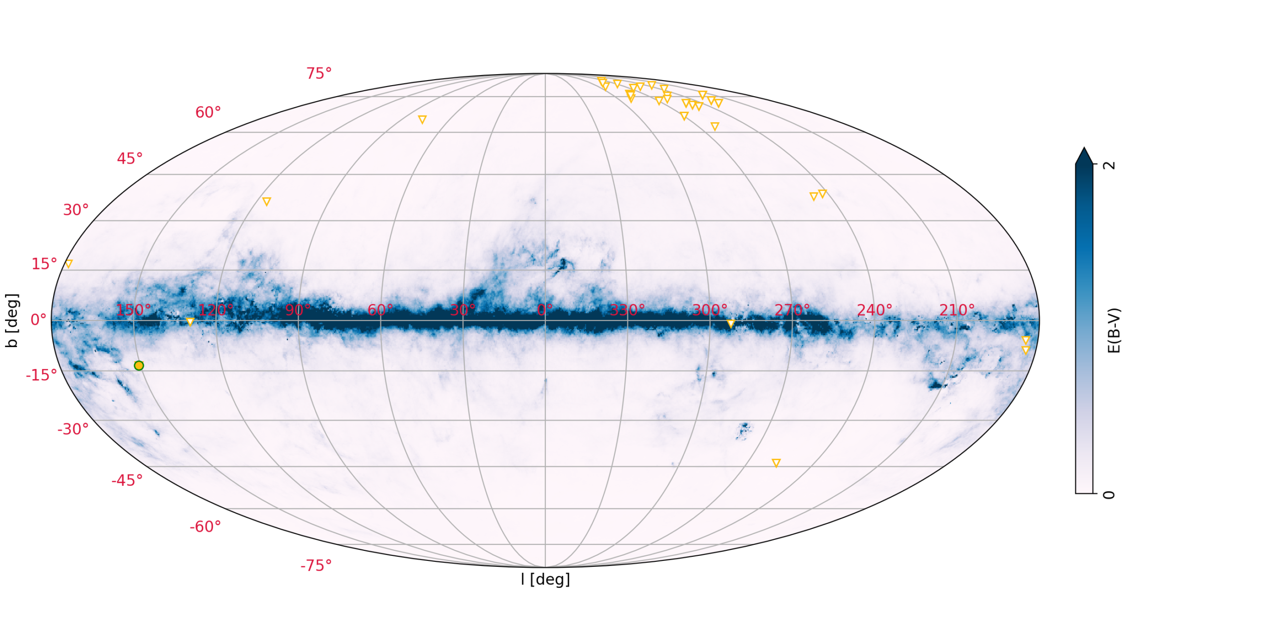 SVOM SkyMap Galactic